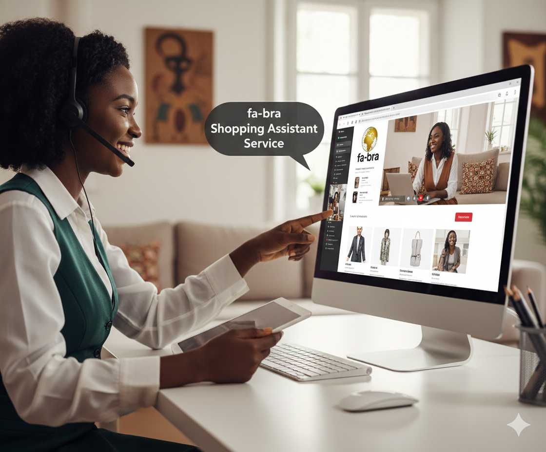 A Fa-Bra personal shopper using the Shopping Assistant service