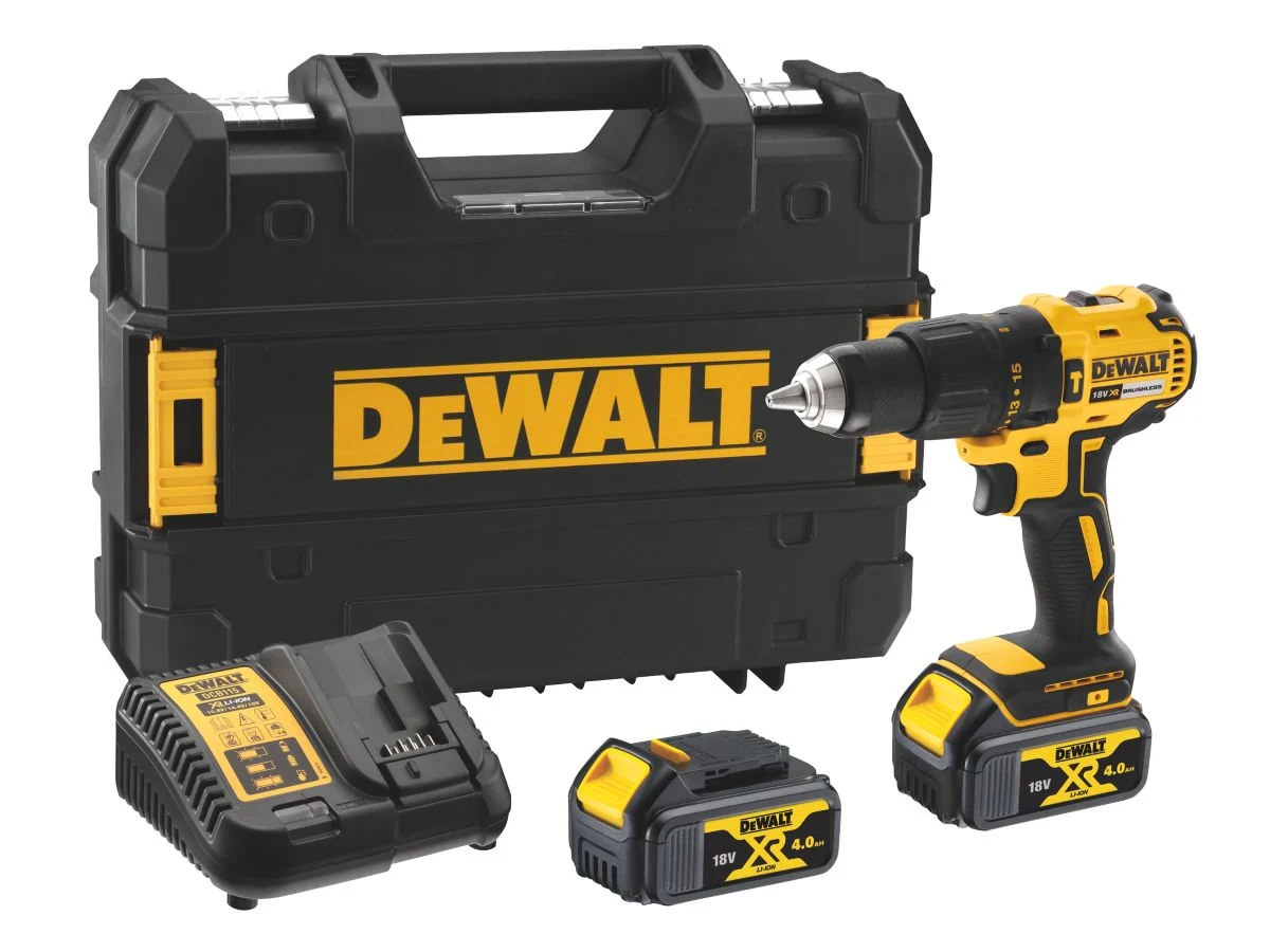 DeWalt cordless drill, batteries, charger and case from Screwfix